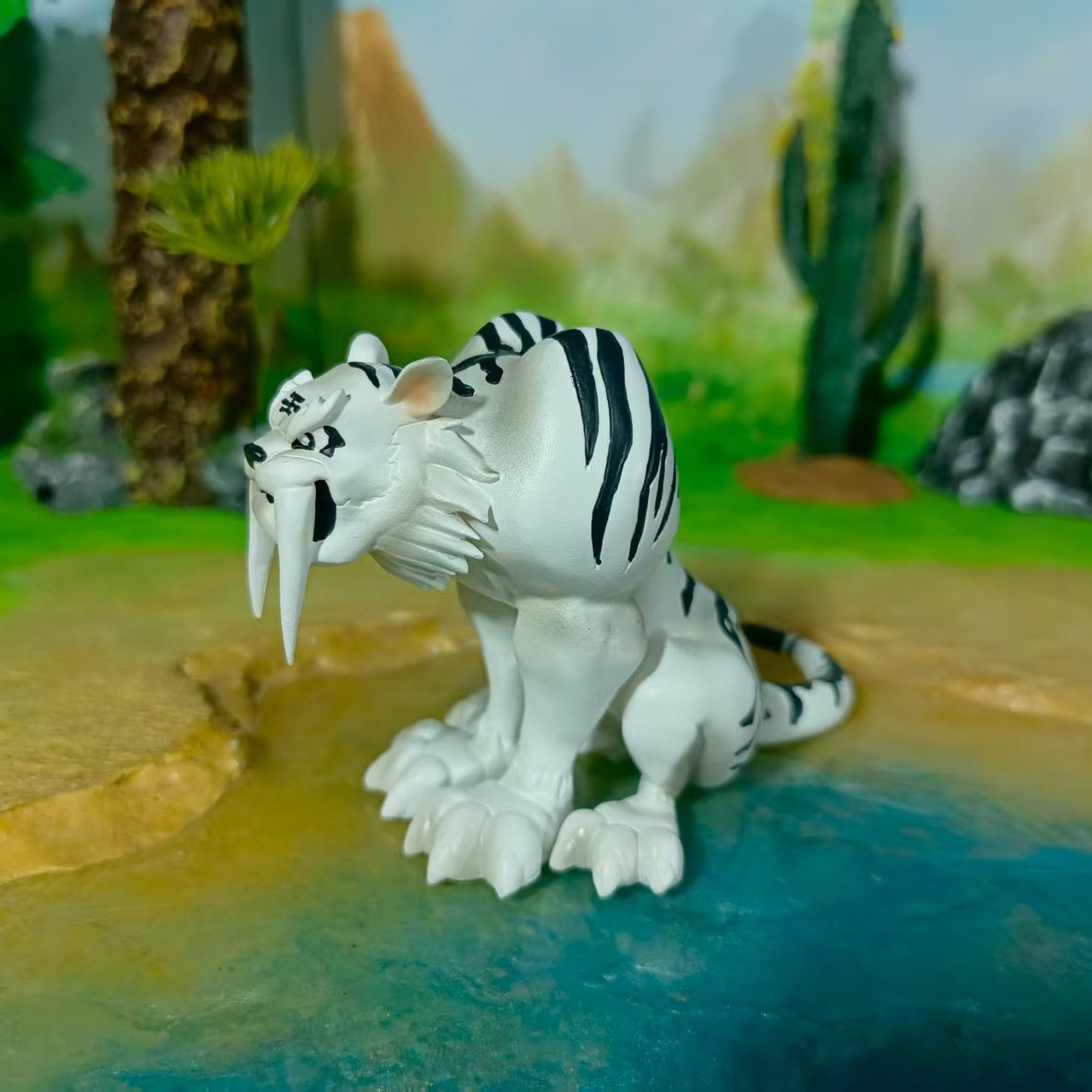 『合金时代』耐摔盲盒尺寸石器手办老虎宠物套装公仔模型摆件周边