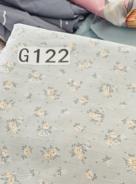 G122蓝色碎花床单2*2.3