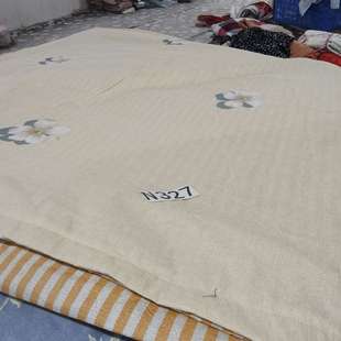 n327抽纱纯棉斜纹被罩1.8*2.2米微瑕