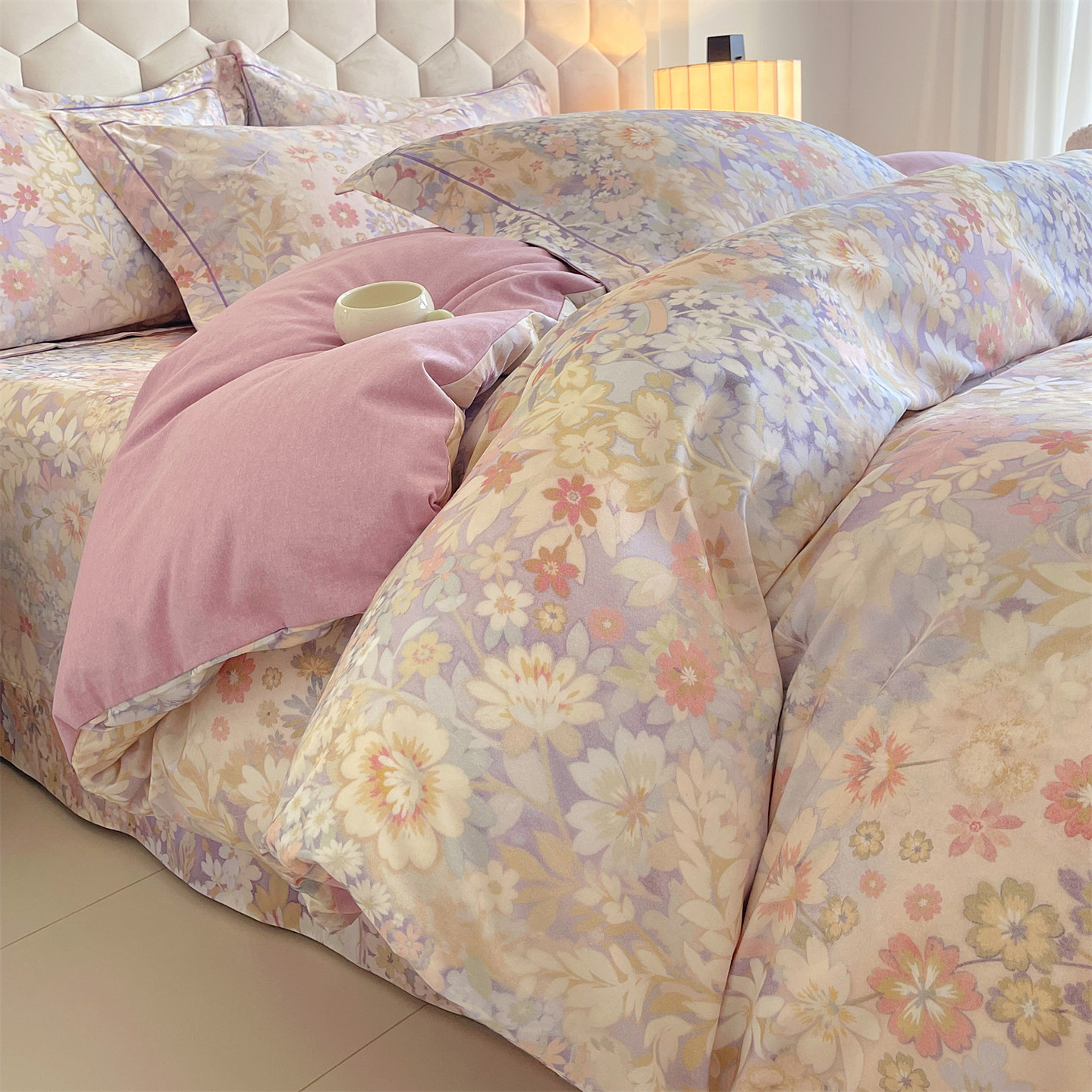 2025新款亲肤舒适全棉纯棉磨毛印花系列床单四件套DZ