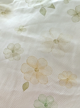 R464 绿色提花老粗布床单提花2.6*2.4