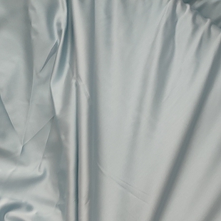 水蓝色纯色贡缎1.8四件套被罩2 2.4枕套一对19号 2.3床单2.6