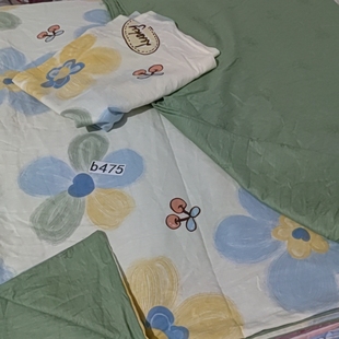 B475纯棉斜纹四件套被罩2 2.3枕套一对 2.3床单2.6