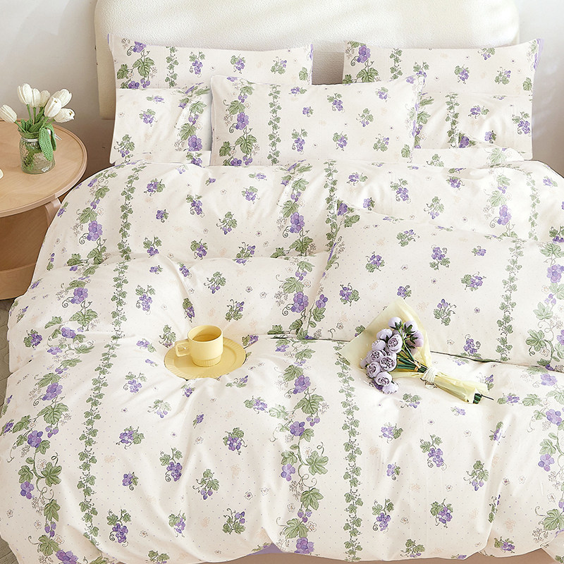 A033直播孤品床单被罩枕套床笠圆床纯棉定做任意尺寸瑕疵介意勿拍