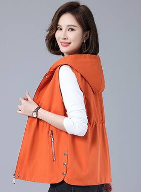马甲女2026春秋新款中年妈妈坎肩