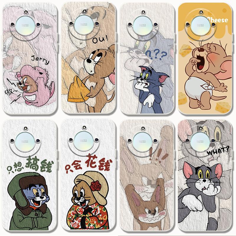 适用荣耀x60手机壳猫和老鼠x60pr