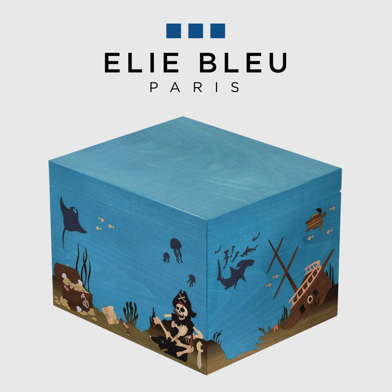 ELIE BLEU水族馆系列110支装雪松木雪茄保湿盒烟盒限188