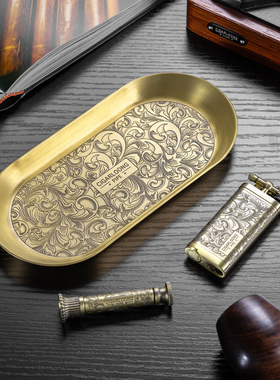 CIGARLOONG茄龙烟具套装烟斗工具压棒烟缸打火机复古套装CL-TZ11