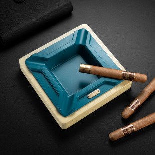 茄龙雪茄烟灰缸金属大口径雪茄专用烟槽家用大号烟缸欧式CL-071