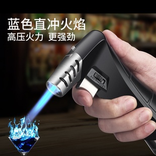CIGARLOONG茄龙雪茄台式打火机防风直冲明火双用户外烧烤烘培工具