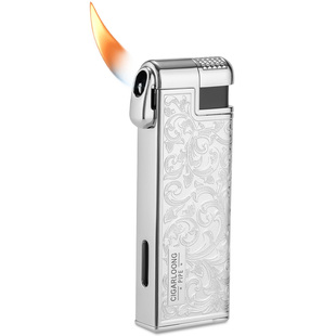 茄龙烟斗打火机多功能印花艺术烟斗打火机金属复古点火器CL-121