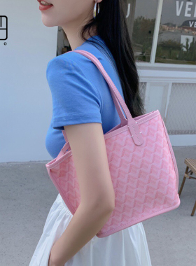正品韩国EMO狗牙包托特包2024新款春夏ins单肩包通勤上课女包包潮