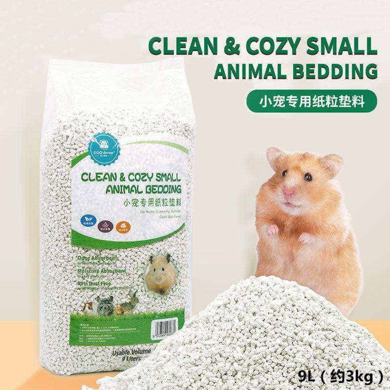 包邮牧光森林小宠吸水吸潮纸粒仓鼠金丝熊龙猫兔子豚鼠低尘垫料9L图片