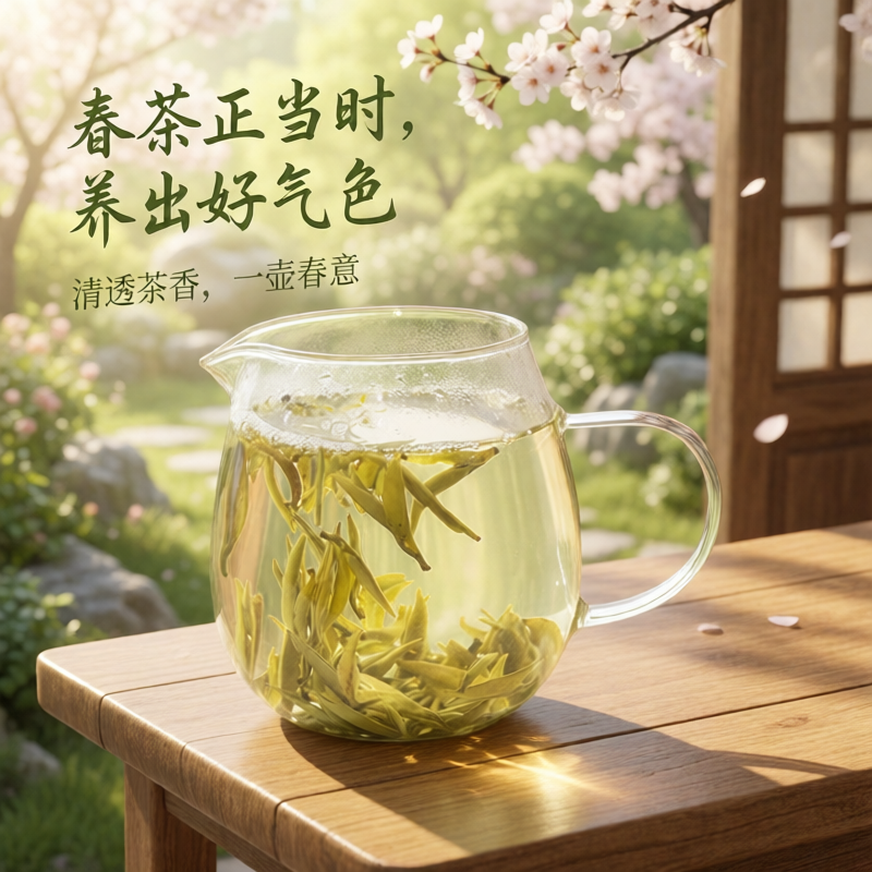 云南梁河回龙茶高山手采明前春绿茶叶单芽雀舌毛尖炒青特级清鲜香