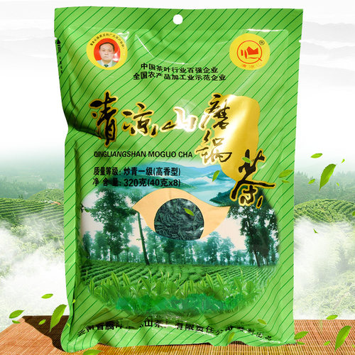 袋装茶叶清凉山炒青绿茶一级320g