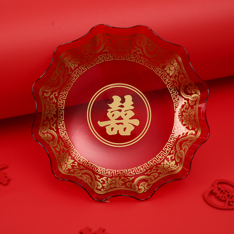 新款结婚订婚干果水果糖果盘