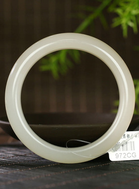 古晨和田玉藕粉手镯玉镯