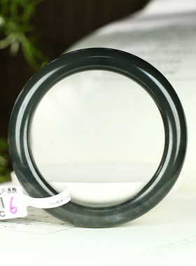 古晨和田玉烟紫手镯玉镯