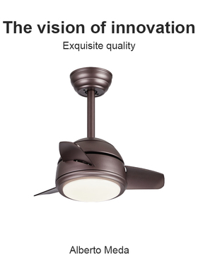 Flower Ones高端儿童房小吊扇简约卧室男孩小型静音护眼电风扇灯