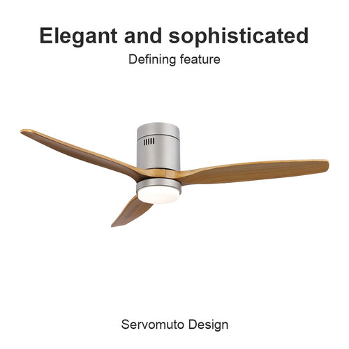 Flower Ones高端实木吸顶客餐厅简约静音2025新款36寸电风扇灯具