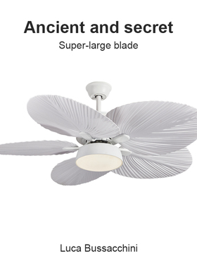 Flower Ones东南亚巴厘岛葵扇风扇灯新中式客餐厅复古电风扇吊灯