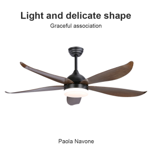 Flower 家用静音客厅电风扇灯 Ones高端餐厅复古吊扇灯2026年新款