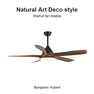 Flower 复古客餐厅风扇灯 高端变频静音中古新款 吊扇灯具 Ones美式