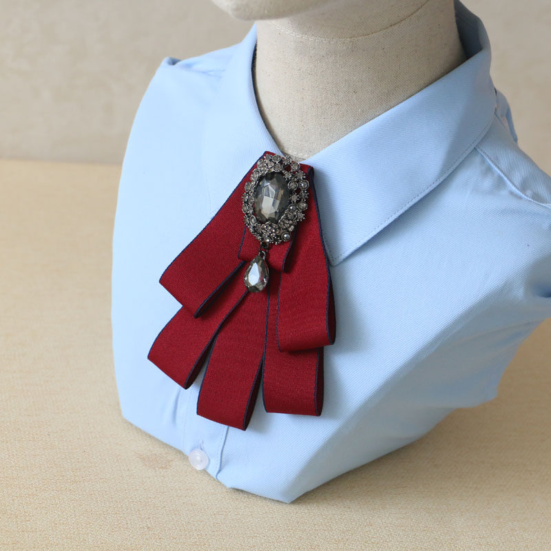 包邮 新款英伦多层蝴蝶结钻石领花韩版结婚新郎伴郎婚礼领结男