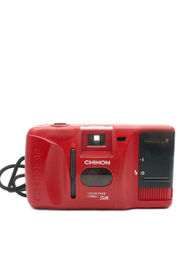 启能 CHINON AUTO GL胶片相机（骚红色）带35mm小广角镜头 傻瓜机