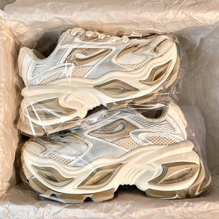 正品旗舰异瞳猫眼老爹鞋男女2025新款金渐层机甲鞋厚底休闲增高鞋