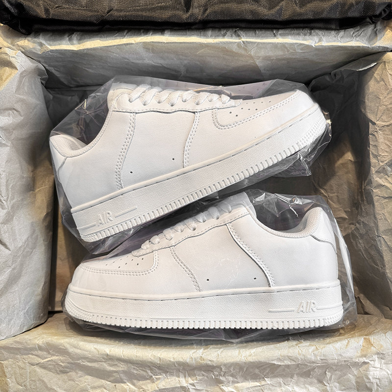 香港正品AF1空军-一号小白鞋男女同款真皮休闲板鞋情侣厚底运动鞋,流行男鞋,休闲板鞋,淘宝优惠券,粉丝福利购,淘宝优惠卷