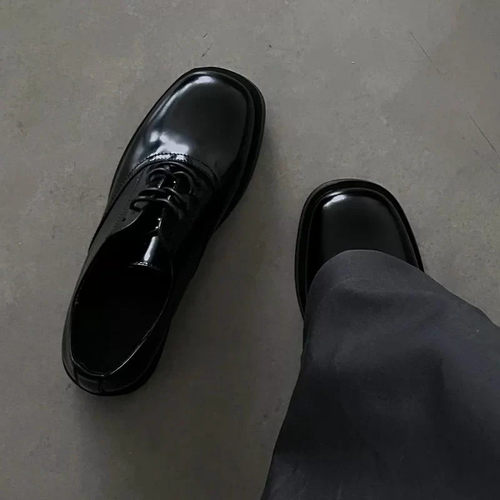 【火云甄选】cleanfit休闲德比鞋男款2026秋季高级感厚底增高皮鞋