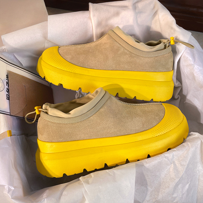 羊皮毛一体王一博同款塔斯曼雪地靴男女款冬季外穿加绒保暖棉鞋潮