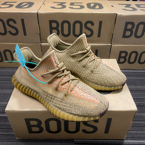 广椰子鞋350脏橙男鞋女高,版本og yeezy正品官网旗舰店休闲运动鞋