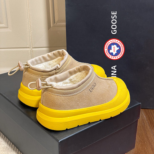 王一博同款彩壳塔斯曼雪地靴厚底男鞋2025冬季加绒加厚保暖棉鞋女