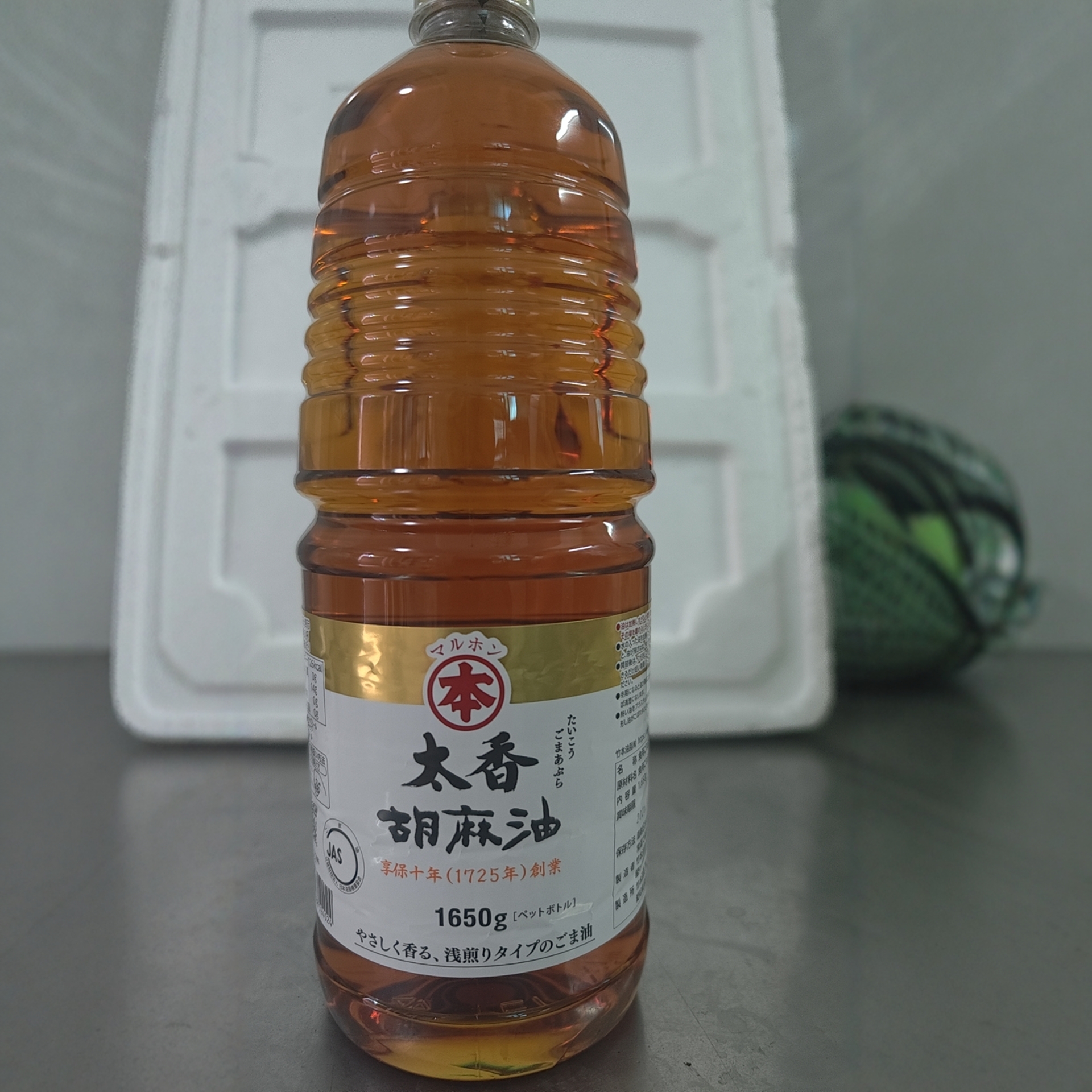 原装进口日本芝麻油 太香胡麻油 竹本マルホ ン 1650ML