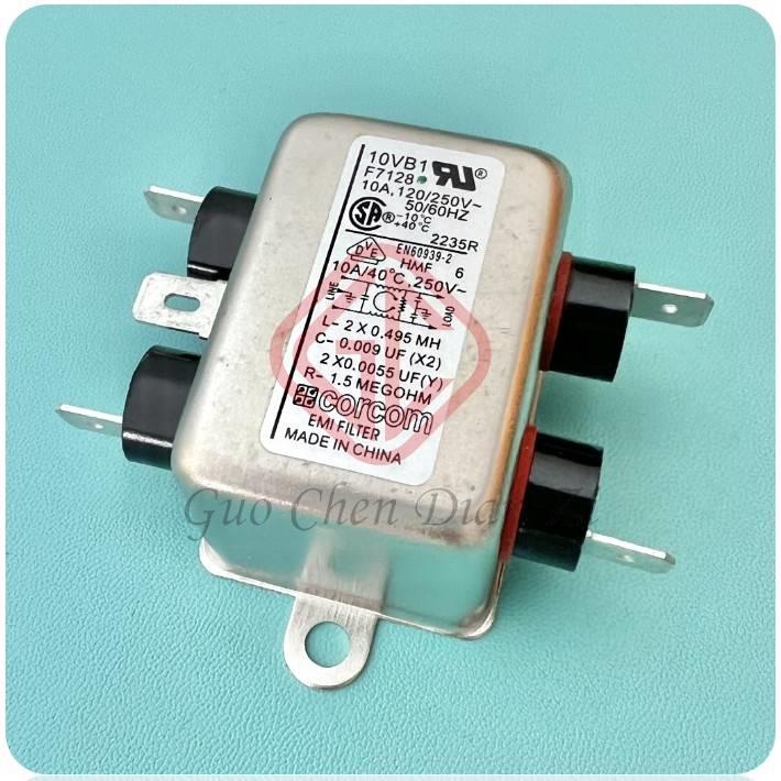 10VB1 F7128全新原装正品滤波器 10A 120/250V TE/CORCOM-封面