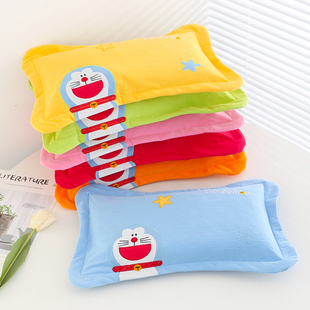 宝宝枕头叮当猫卡通枕套荞麦皮可拆洗纯棉幼儿园儿童可爱透气吸汗