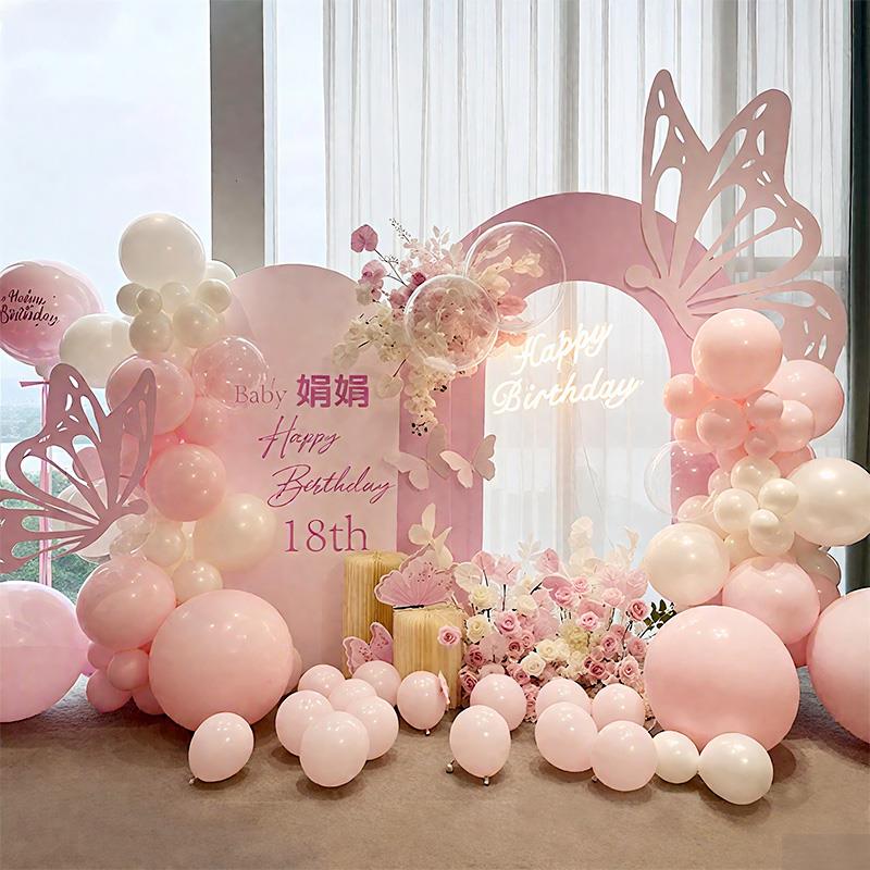 18岁生日布置场景氛围感装饰十八成人礼派对女孩高级感背景墙kt板