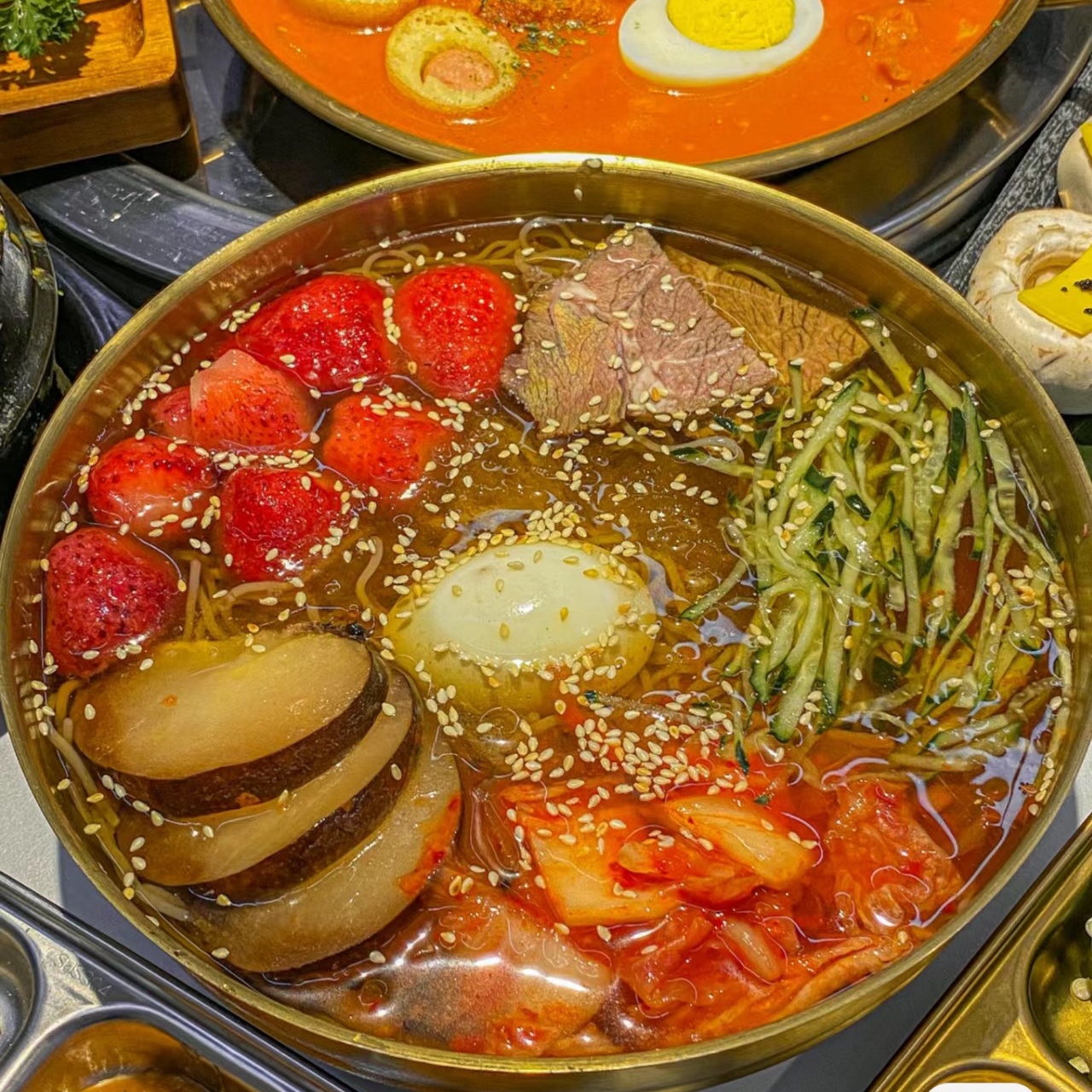 正宗韩式风味蜂蜜大冷面韩国朝鲜真空东北延吉特产速食烤肉店商用