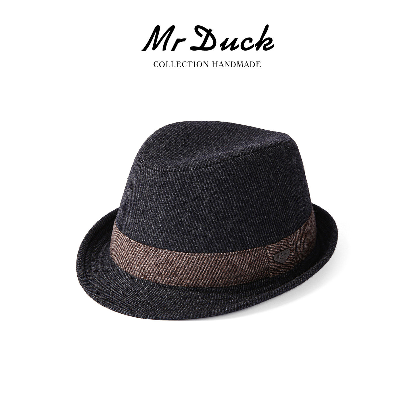 mrduck百搭毛呢帽子秋冬休闲