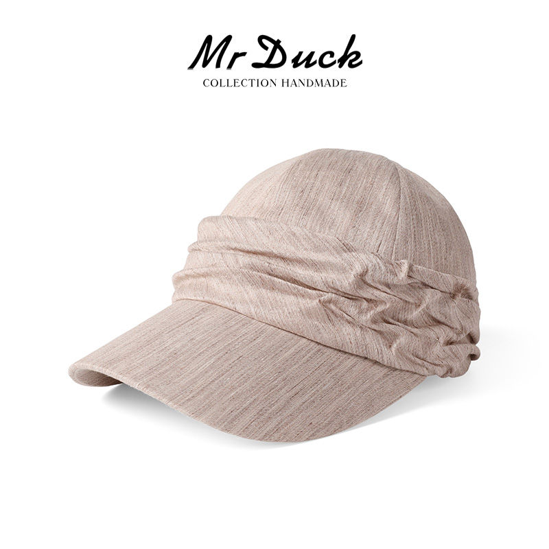 mrduck2025新款手工坊麻锦棒球帽