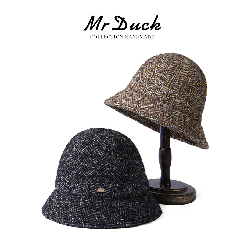 渔夫帽mrduck水桶帽复古