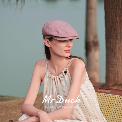 mrduck｜2026新款透气亚麻鸭舌帽
