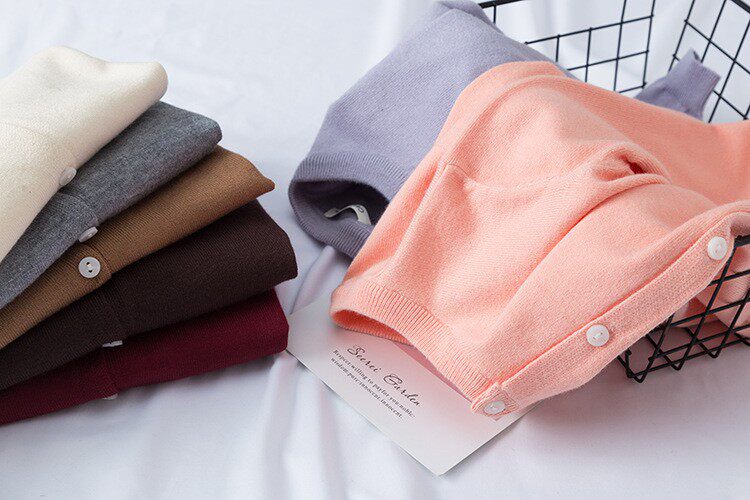 韩版童装春季男女童婴儿针织开衫薄款软糯宝宝洋气外套上衣春秋季