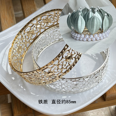 diy曲江流香圆形底座汉服配饰
