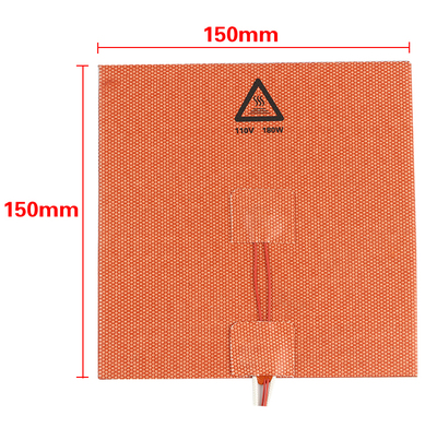 3D打印机加热床 voron/Tiny-M/annex k3/300/310/400mm进口硅胶垫