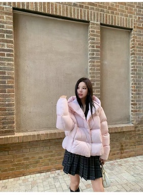 商场同款超轻柔零压感鹅绒服女2025加厚短款小个子羽绒服9632