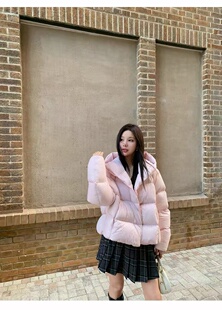 商场同款超轻柔零压感鹅绒服女2025加厚短款小个子羽绒服9632