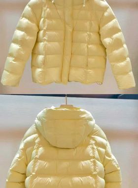 漫画公主ALY86185连帽羽绒服新国标95白鸭绒气质休闲加厚保暖